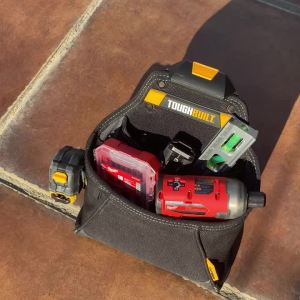 TOUGHBUILT TB-CT-05 ClipTech Supply Pouch Kickstand No-Snag Hidden Seam Heavy Duty for Fasteners Construction Worker