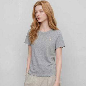Embroidered Slim Fit Casual T-Shirt