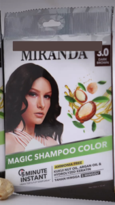 MIRANDA Magic Hair Color Shampoo Sachet 30ml