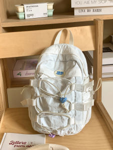 2025 New High Aesthetic Value Backpack for College Students Traveling Climbing Large Capacity Dual-Shoulder Bag Nylon Material