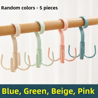 Rotatable Multi-functional Bag Coat Hat Shoe Hanging Hooks