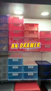 MAXONIC 2/3/4/5 TIER A4 DRAWER | DESK/HOME/OFFICE STATIONARY DRAWER | DOCUMENT BOX | LACI A4 | DESK ORGANISER