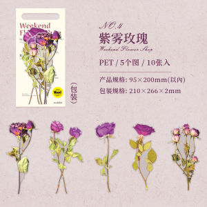 Large Size Rose Stickers Waterproof Floral Decorative Background Material for Photography Ideal for Weekend Flower Shops