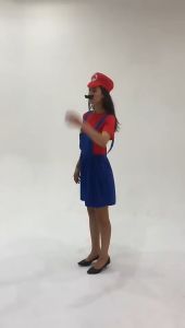 ชุดมาริโอ้หญิง ชุดคอสเพลย์แฟนซีมาริโอ้สาวสวย cp184.1/cp184.2