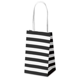10/30/50pcs Stripes/Points Wedding Favors and Gifts for Guests Baby Shower Birthday Party Decorations Kids Paper Gift Bags