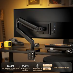 Brateck | Heavy-Duty Display Mount Arm Monitor Stand
