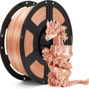 Sợi Nhựa PLA Trắng Tơ Tằm 1.75mm Cuộn 250g Đóng Gói Chân Không Chất Liệu An Toàn Cho Máy In 3D
