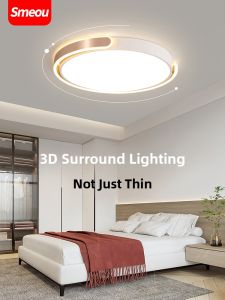 smeou | Round LED Minimalist Romantic Bedroom Ceiling Light