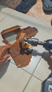 adaptor bor chuck 13mm impact jadi gerinda asah poles amplas batu gosok besi pembersih karat