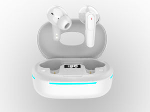 Plus70 ANC&ENC True Wireless Earbuds Bluetooth 5.4 One-Step Pairing Noise Cancelling Comfort Fit TWS Earphone for iPhone/Android