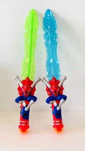 [PHÁT SÁNG - CÓ TIẾNG - 50CM] Đồ chơi trẻ em thanh kiếm người nhện cho bé thích siêu anh hùng marvel spiderman lazer