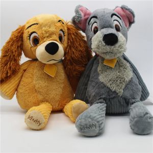 1 mảnh Phim Disney gốc Phụ nữ và Kẻ lang thang đồ chơi sang trọng Tiêu chuẩn Schnauzer Búp bê mềm Búp bê trẻ em Búp bê trẻ em Quà tặng lưu trữ túi sang trọng