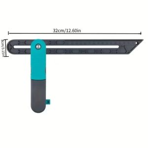 Angle Rulers Tri Square Irregular Sliding T-Bevel Gauge with Lock Level Measuring Tool Carpentry Marking DIY Project Protractor