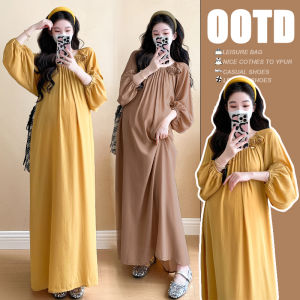 Slimming Mid-Length Maternity Dress