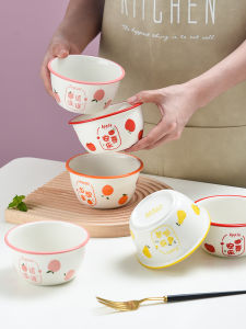 Creative Ceramic Dining Utensils Japanese Style Small Bowl Home Use Eating Specialized Peaceful Elegant Rice Bowl