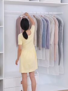 GH Sarung Pelindung Pakaian Gantungan Plastik Cover Baju Waterproof Anti Debu PEVA Jas Gown Gaun