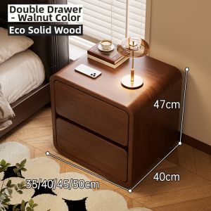 ZHUSHANXIA | Free Installation Solid Wood Small Home Bedroom Mid-century Modern Storage Nightstand