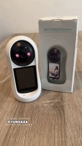 ICSEE V5 Video Calling Smart CCTV Camera 3MP PTZ Wifi with 2.8 Inch IPS Screen Baby Cry Sound Detection Baby Monitor Home Security IP Camera