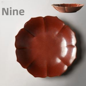 JOTO | Handmade Ceramic Flower Bowl Plate for Home Use