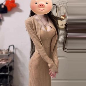 Homecore | Korean Style Slim Fitting Waist-Cinched Dress