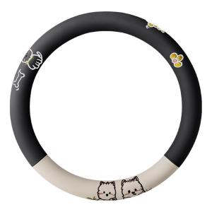 CapitAuto | Ultra-thin Nappa Leather Non-slip Sweat Absorbent Steering Wheel Cover
