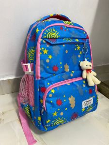 TAS RANSEL ANAK SEKOLAH FREE GANTUNGAN BONEKA FULL PRINTING