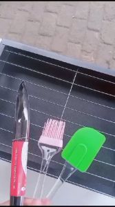 Promo Panggangan Portable Plus Capit Kuas Spatula Kipas / Panggangan BBQ Grill Plus Capit