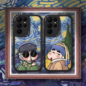 Samsung S25 Ultra Silicone Case Cartoon Personality Anti-Fall Protection for Men Women New Model S24 Ultra S23+ S21FE S22 Leather Cover