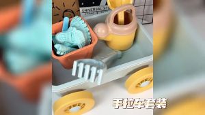 Summer Beach Toys for Kids Sand Set Beach Game Toy Castle Bucket Stroller Digging in Sand Tool Toy