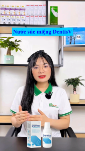 Nước Súc Miệng DentisV Chlorhexidine 02% Giúp Giảm Mảng Bám Chảy Máu Chân Răng (250ml)