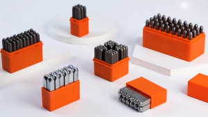 36Pcs Number Letter Alphabet Punch Set 4/6/8mm Carbon Steel Metal Stamp Tool Kit With Case