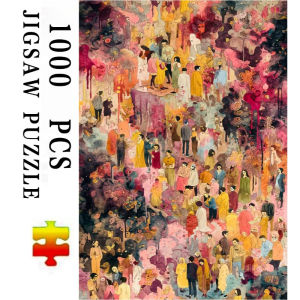 Colorful Portrait Jigsaw Puzzle 500/1000/1200/2000PCS Vibrant Art Piece Focus Activity Leisure Time Gift