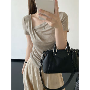 Skinny High-Elasticity Leisure Short Sleeve T-Shirt