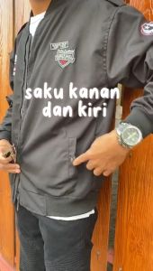 Jaket Bomber Pria Terbaru 2024 bahan Kanvas full Furing Anti Panas