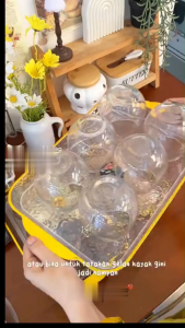 Food Tray Nampan Saji Transparan Aesthetic DengaFood Tray Nampan Saji Transparan Aesthetic Dengan Tutup Wadah Buah Dan Roti Serving Plattersn Tutup Wadah Buah Dan Roti Serving Platters