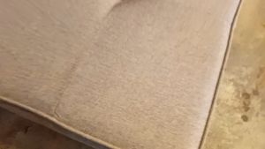 ELIJAH SOOTHING L-SHAPE SOFA WITH 2 OTTOMAN AND 4 PCS PILLOWS 5 INCHES FOAM THICK & PLASTIC FOOTINGS  - PEEWEES LOUNGE