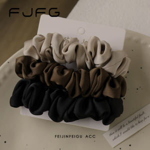 Pure Color High Elasticity Hair Ties Womens Stylish Versatile Simple Hair Bands Original Design Fresh out New Fashion Accessories