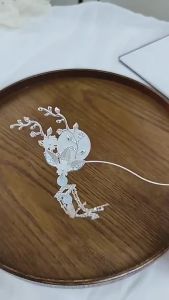 YADORNOS Sumpit Rambut Antik Wanita Tempat Sanggul Emas & Perak dengan Rumbai untuk Pakaian Cheongsam Han Pakaian Teh