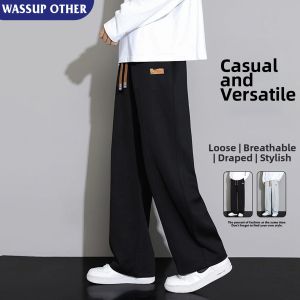Trendy Street Loose Straight Mens Pants