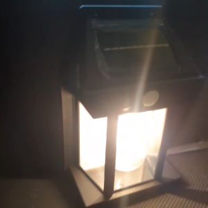 G779 LAMPU LED ORIGINAL TENAGA SURYA OTOMATIS WATERPROOF YELLOW KUNING DINDING MATAHARI WALL LAMP SE