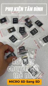 Sandisk Chuyển Đổi Thẻ Nhớ Micro SD Sang Thẻ Nhớ SD Chính Hãng Adapter Thẻ Nhớ