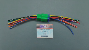 Soket + Lawan Kabel 9 - Kabel Socket Fitting Cop Konektor Untuk Sambung Kabel 9 Pin Skun