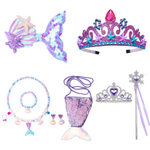Mermaid Princess Dress with Wings