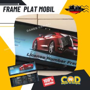 Tempat Plat Nomor Mobil - Dudukan Plat Nomor - Plat Nomor Mobil Universal Depan Belakang Tatakan Plat Nomor Mobil AVS ORIGINAL Tempat Plat Nomer Bahan Plastik Keras Padat Anti Getar ASLI Aksesories Mobil Bisa COD