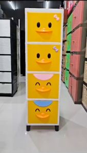 LEMARI PLASTIK CLUB ALFA DUCK SERBAGUNA LEMARI ANAK LUCU [CLBBOX]