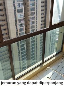 Jemuran Baju Balkon Stainless Steel Jemuran Balkon Apartemen Jemuran Handuk