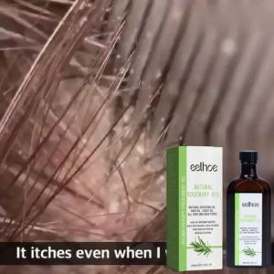 Eelhoe Hair Growth Essential Oil Rosemary Hair Strengthening Oil Nourishing Repair Damaged Split Ends And Dry Prevent Hair Loss Strengthens Anti-Frizz Growing Hairs Smooth Essence Oil Anti Hair Loss Rosemary Shampoo