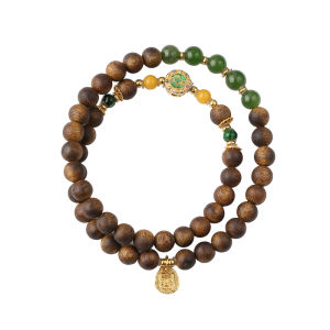 POTALA PALACE | Amber and Jade Multi-layered Prayer Beads