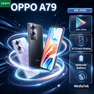 OPPO | OPPO A79 2026 Official Authentic 8GB RAM 256GB Storage Unlocked Dual SIM 6.2 FHD+ Waterdrop Screen Mediatek Chip