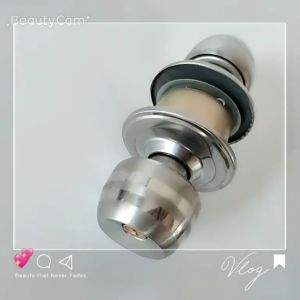 Main door lock set Door Knob door lock Round Handle Stainless Steel  Doorknob Entrance Passage Door Lock with Key for Home Hotel Bedroom Living Room Bathroom